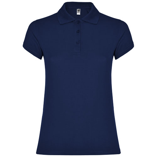 Polo Femme publicitaire coton 200gr Star ROLY Bleu marine
